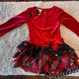 Girl’s Bonnie Jean holiday dress; size 5; great condition